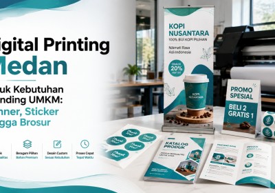 Digital Printing Medan untuk Kebutuhan Branding UMKM: Banner, Sticker hingga Brosur