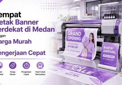 Tempat Cetak Banner Terdekat di Medan dengan Harga Murah dan Pengerjaan Cepat